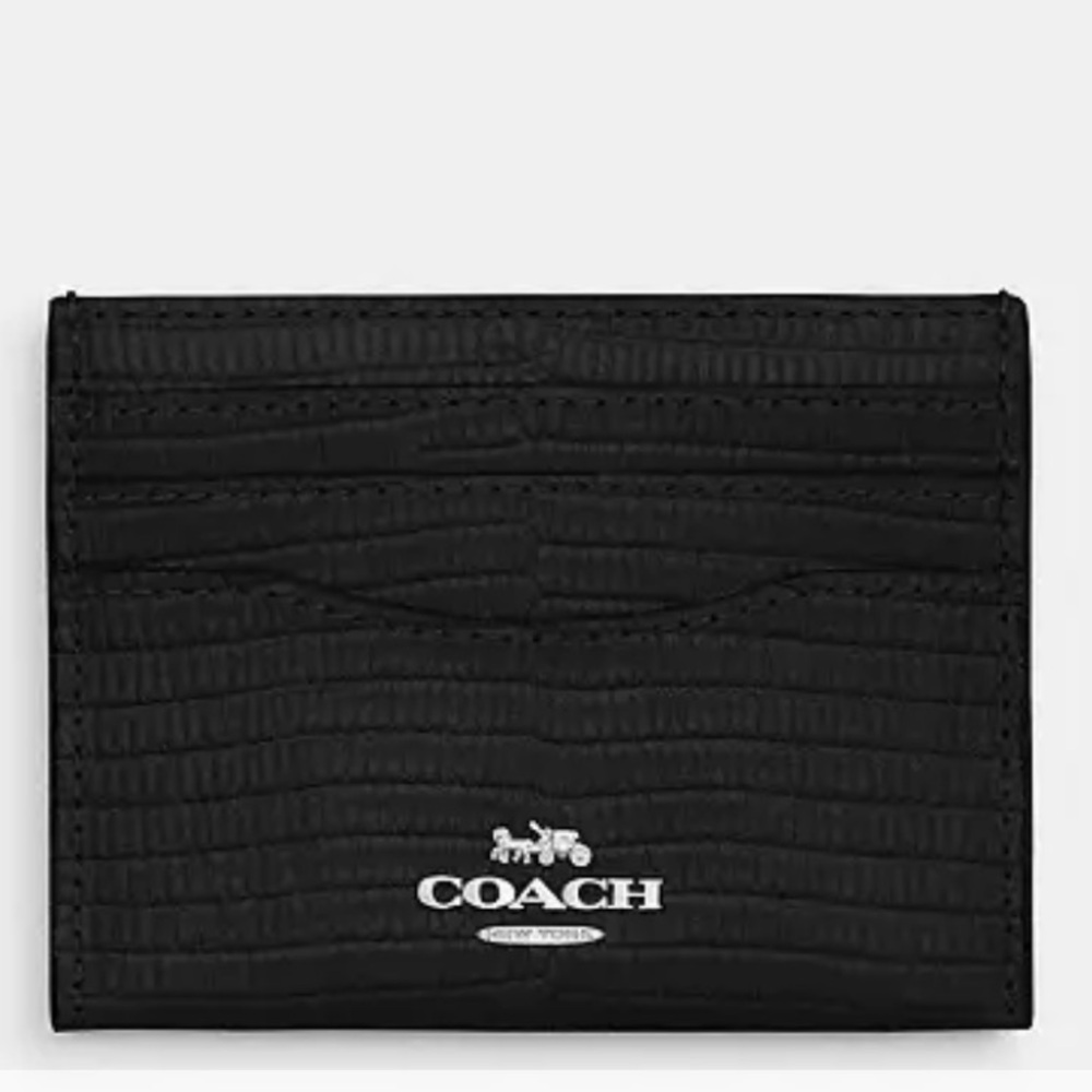 Coach Slim Id Card Case nwt in packaging